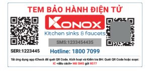 konox tem bảo hành